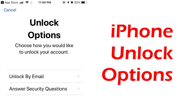 iPhone Unlock Options