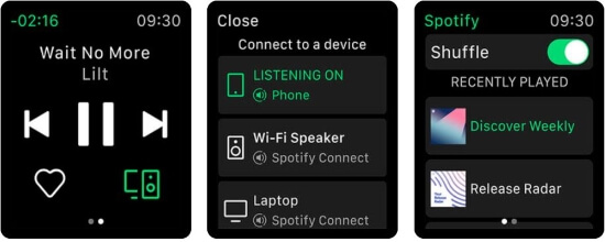 Spotify Podcast Apple Watch App