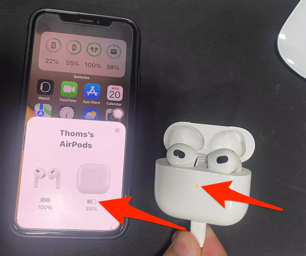 check-airpods-is-charging-when-connect-to-power