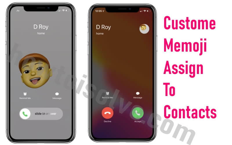 Assign Memoji to Other Contacts in iOS 13 on iPhone and iPad