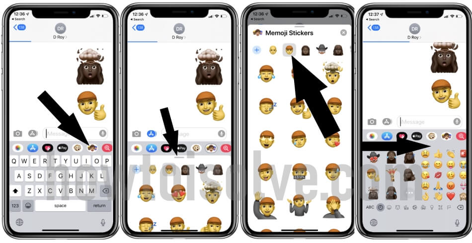 How to Use Memoji Stickers 14/13.7 on iPhone 12/XR/11 Pro Max