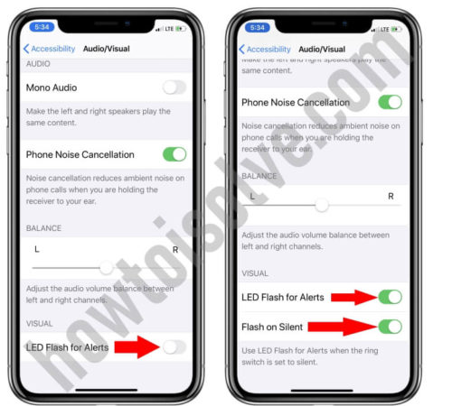 How to Disable/Enable LED Flash for Alerts in iOS 13