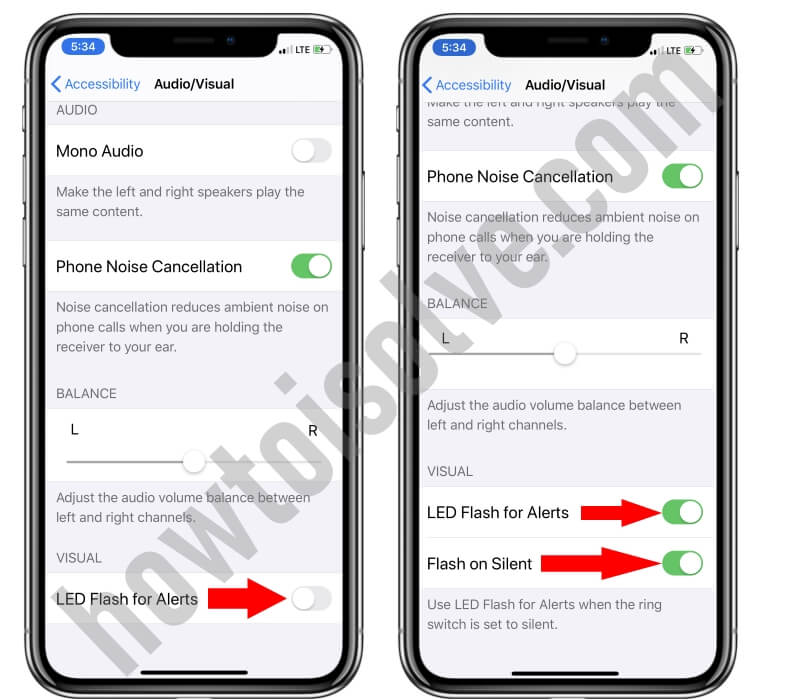 How to Disable/Enable LED Flash for Alerts in iOS 14/13.7