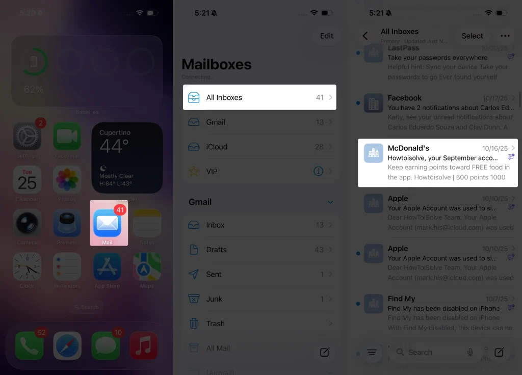 how to block email on iPhone