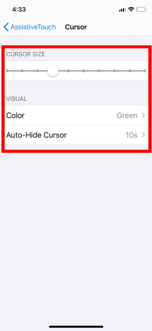 Change Cursor Size and Color on iPadOS and iOS 13