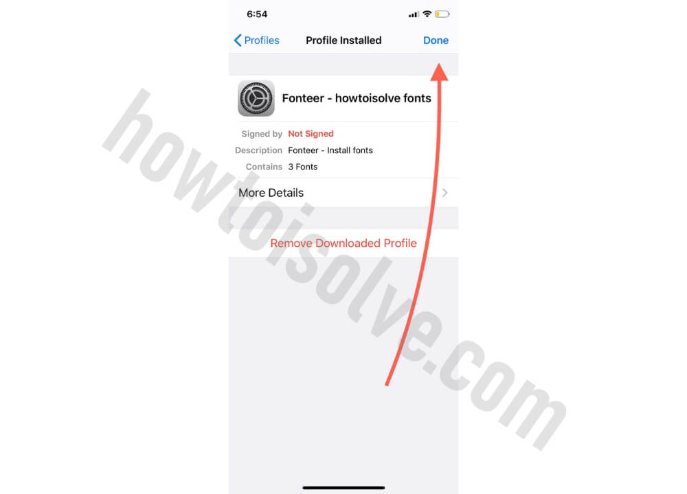 Install Profile