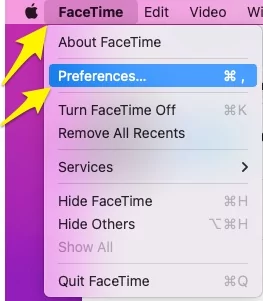 facetime-preferences-on-mac