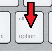 option key on mac