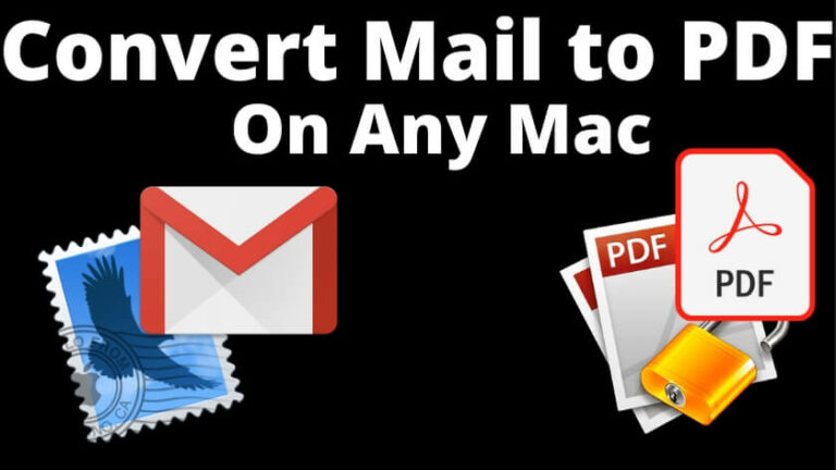 Mail Pdf How to Convert Mail to PDF on Mac from Apple Mail App and Gmail Browser