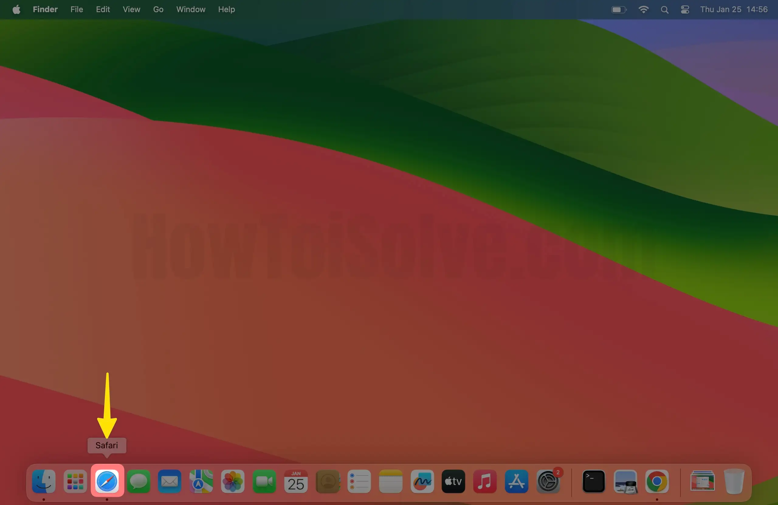 Open Safari Browser on Mac