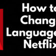 How to Change Language on Netflix