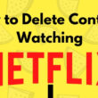 How to Delete Continue Watching NETFLIX