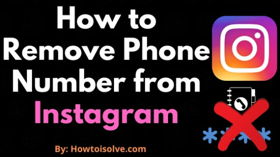 How to Remove Phone Number from Instagram