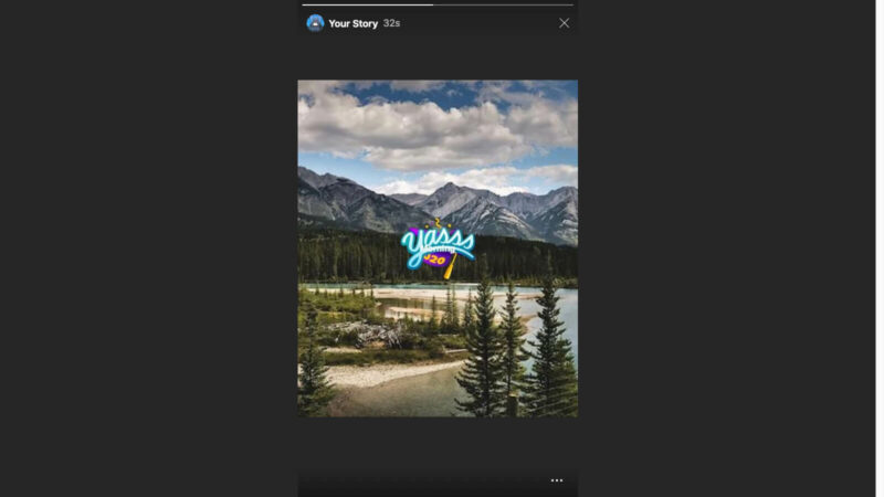 Tap on Your Instagram Story to view on Safari Mac