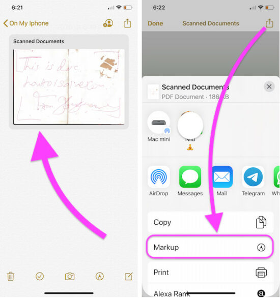 How to Scan Documents on Your iPhone or iPad Using Notes App