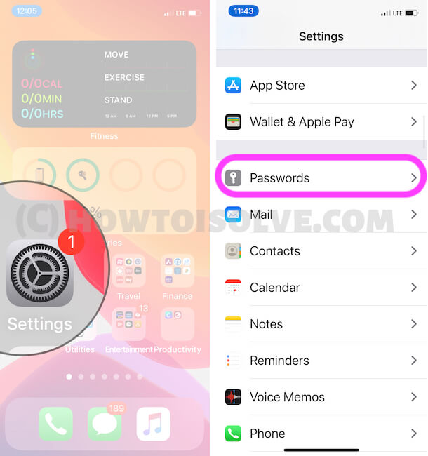 How to Delete Saved Passwords and Usernames from Safari App on an iPhone, iPad, iPod Touch, Mac