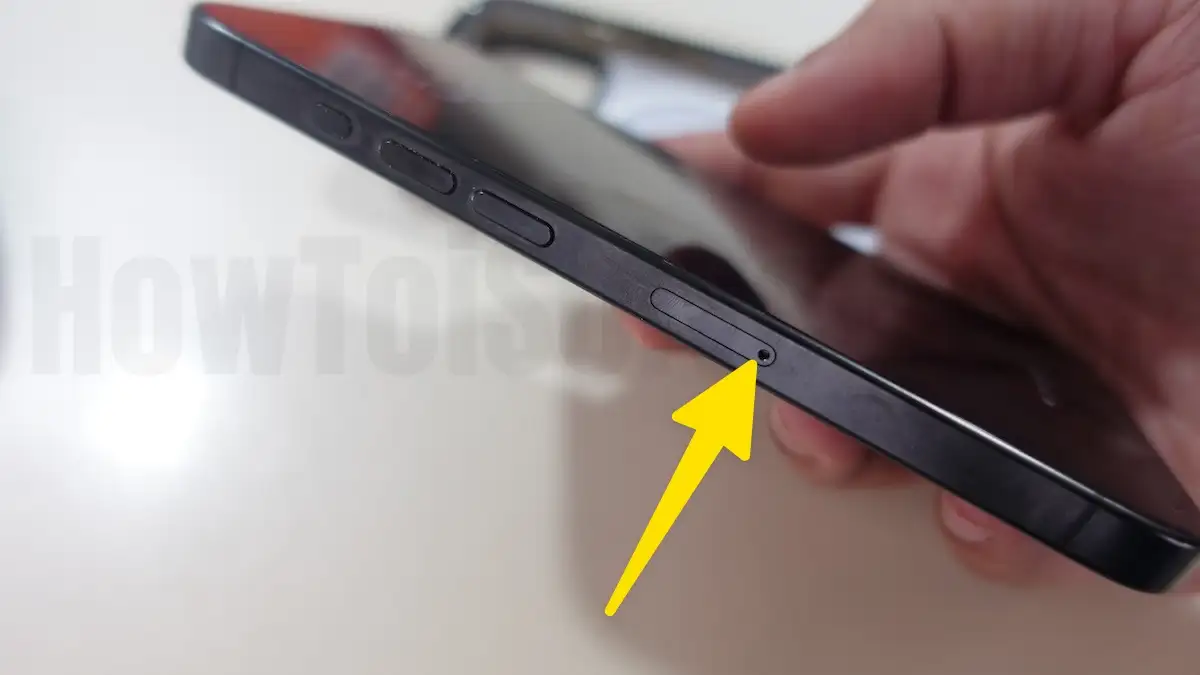 Eject SIM and Re-insert it on iPhone