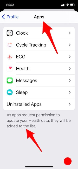 Apps Using iPhone Health App