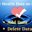Correct Health Data by Add and Delete From iPhone