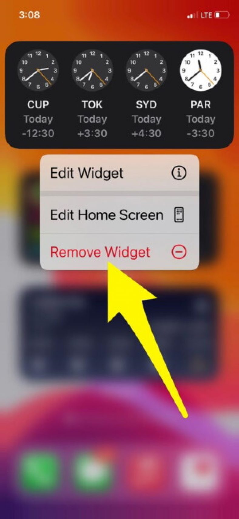 How to Change Default City in World Clock Widget on iPhone Home Page