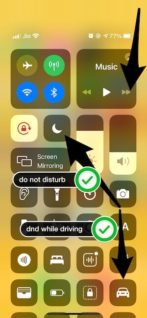 Do not disturb on iPhone and Do not disturb while driving on iPhone