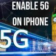 Enable 5G on iPhone 12 Pro, iPhone 12 Pro Max, iPhone 12 From settings