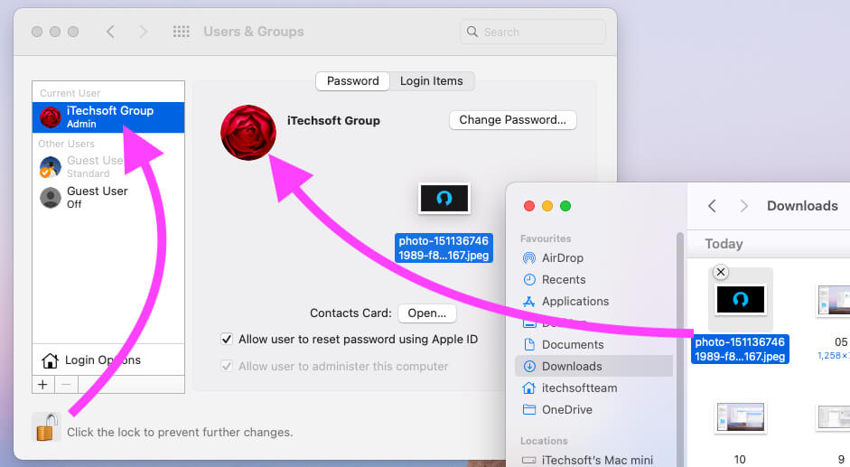  Change Profile picture of login screen on Mac