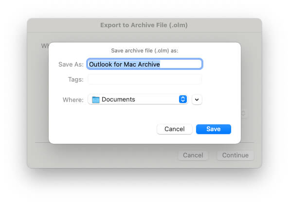 Select Drive on Mac to Export all the Email Backup