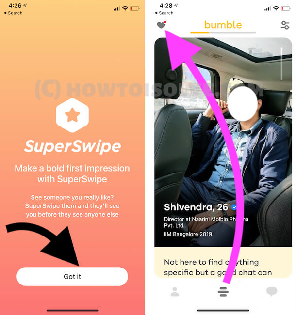 View All Superswipe for you on Bumble App