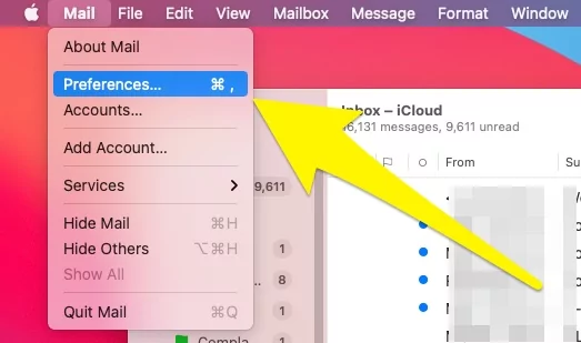 open-mail-preferences-on-mac