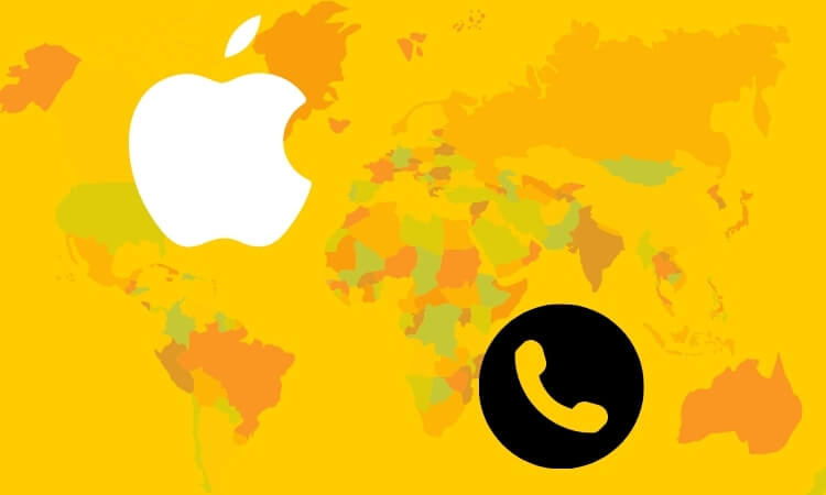 Apple Devices support on Phone call number