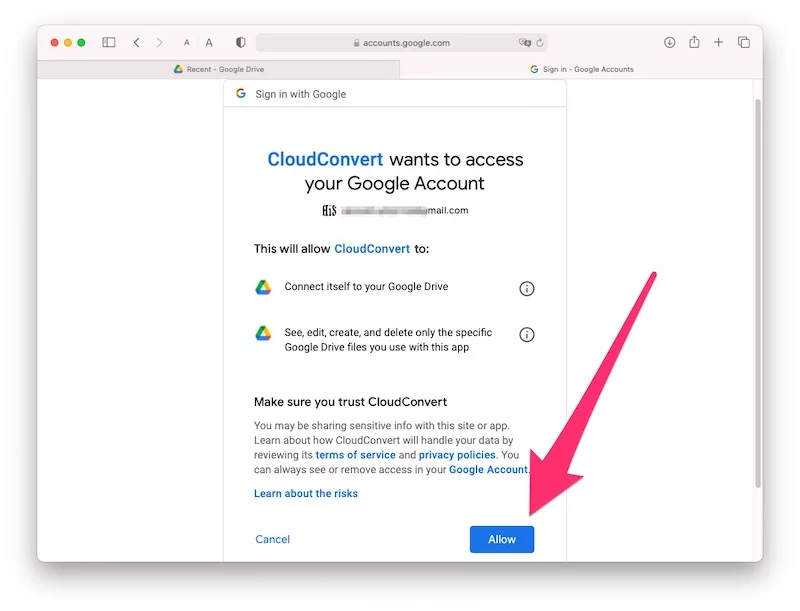 allow-permission-to-access-file-to-cloudconvert