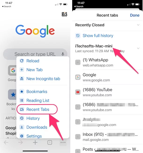 open-recent-tab-syncing-from-mac-chrome-browser