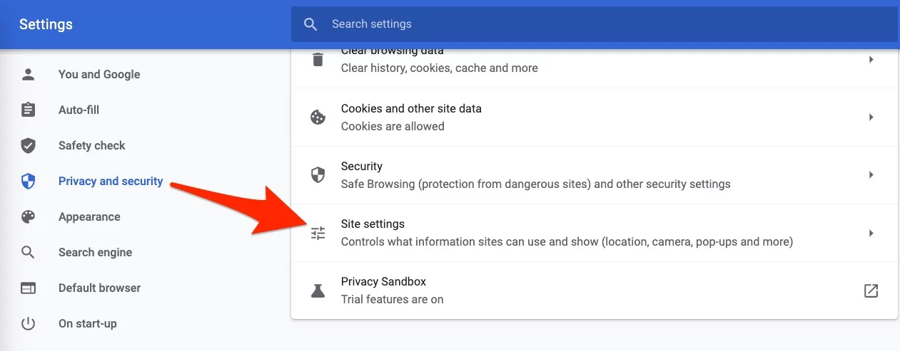 site-settings-under-chrome-browser-setting-on-mac