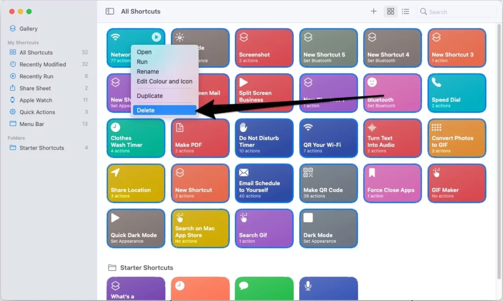 delete-shortcuts-from-shortcuts-app-on-mac