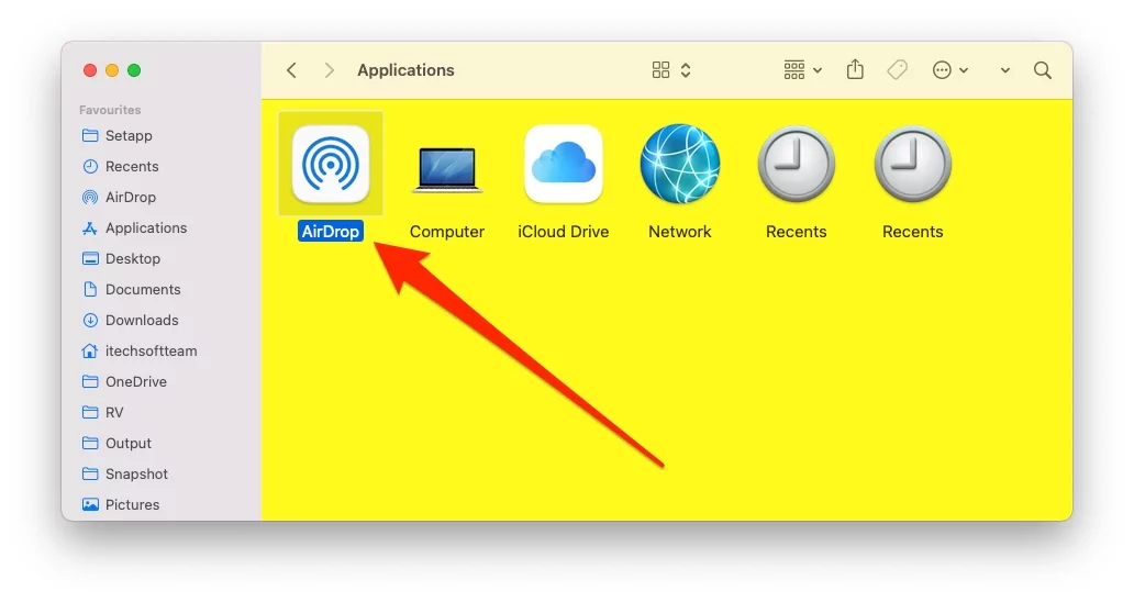 open-airdrop-from-finder-on-mac