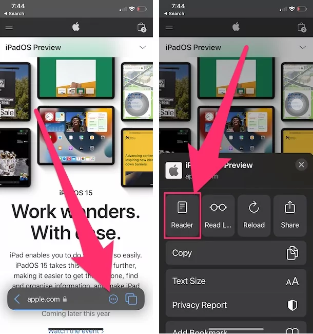 reader-mode-on-safari-iphone-browser