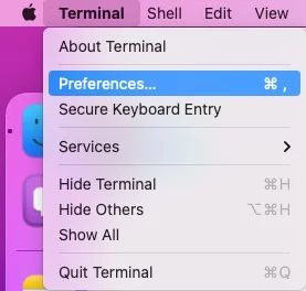 terminal-preferences-on-mac