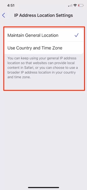select-ip-address-location-settings-on-iphone