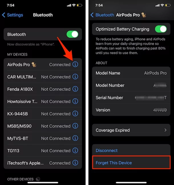 forgot-airpods-pro-from-iphone-bluetooth-settings