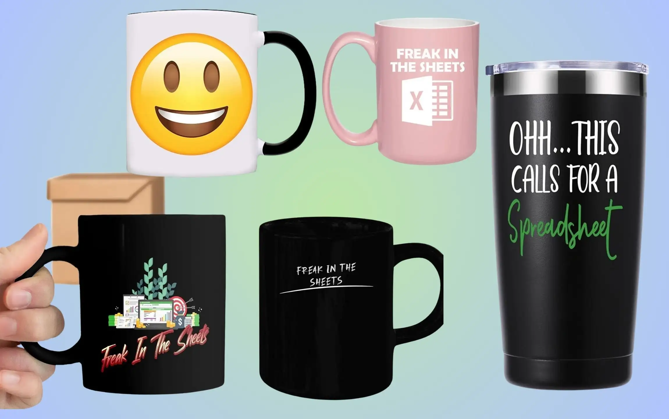 Brookspot Freak In The Sheets Mug Thanksgiving Gift Ideas for Coworker