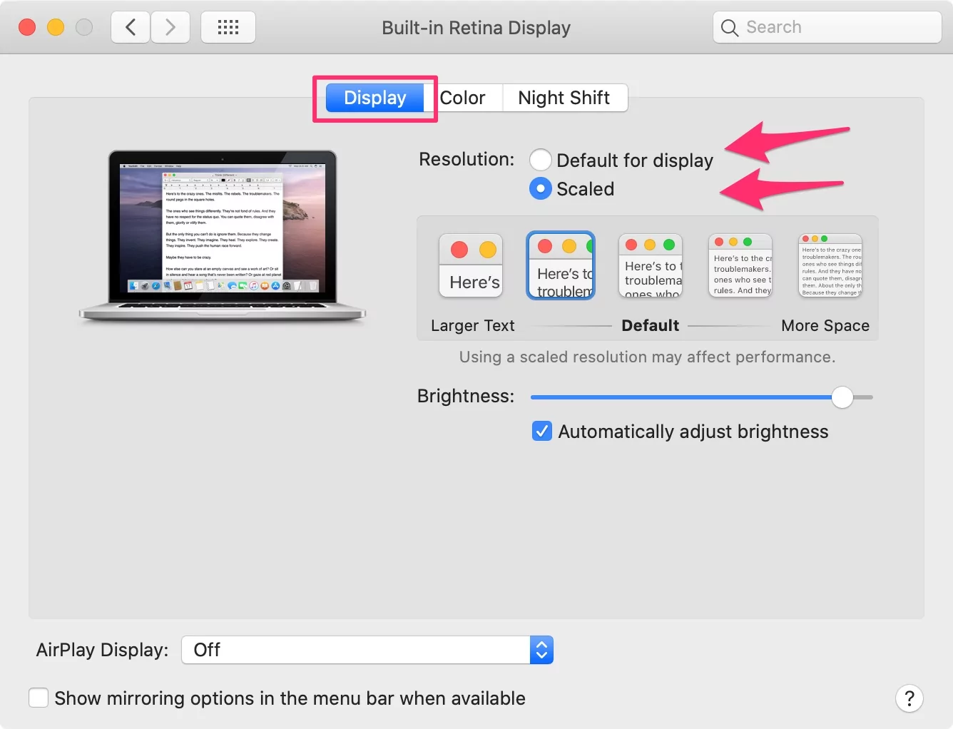 display-resolution-on-mac