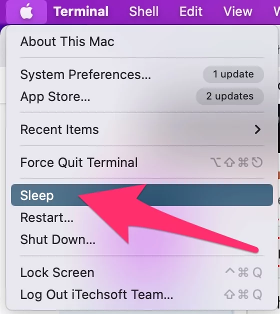 sleep-mode-option-in-apple-logo