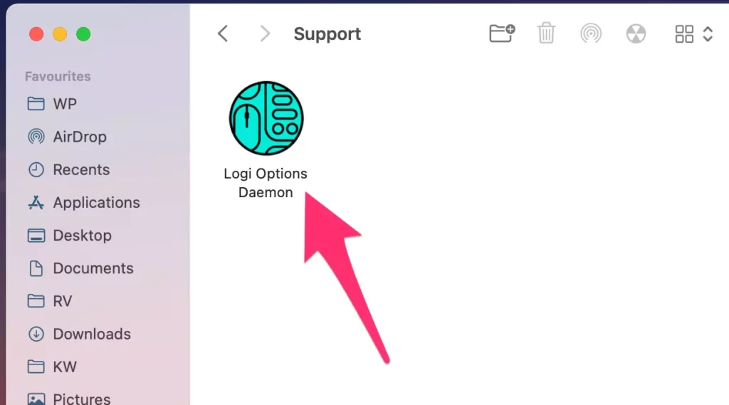 logi-options-daemon-in-mac-support