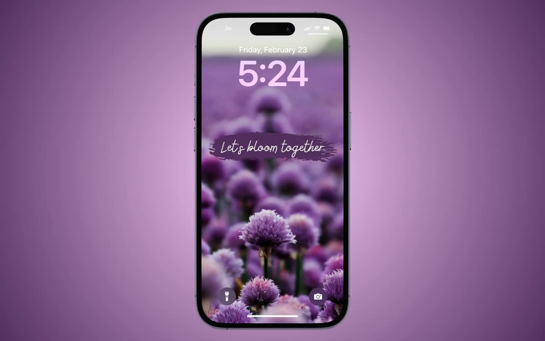 10. Purple spring iphone wallpaper