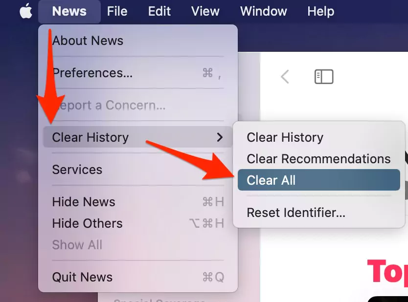 clear-all-news-history-on-mac