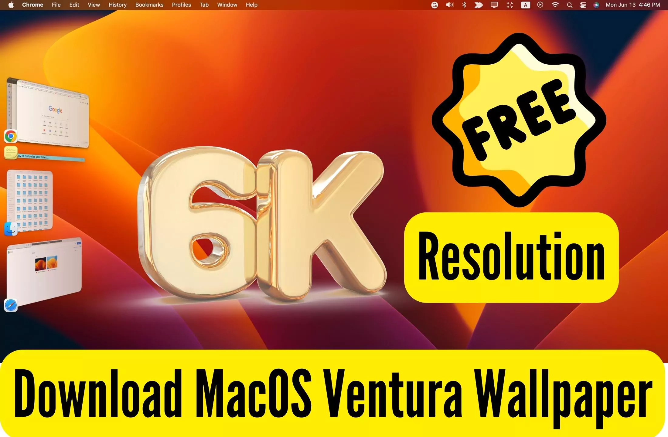 Download macOS 13 Ventura Wallpaper in 2023: 6K, 5K, 4K, HD In Free