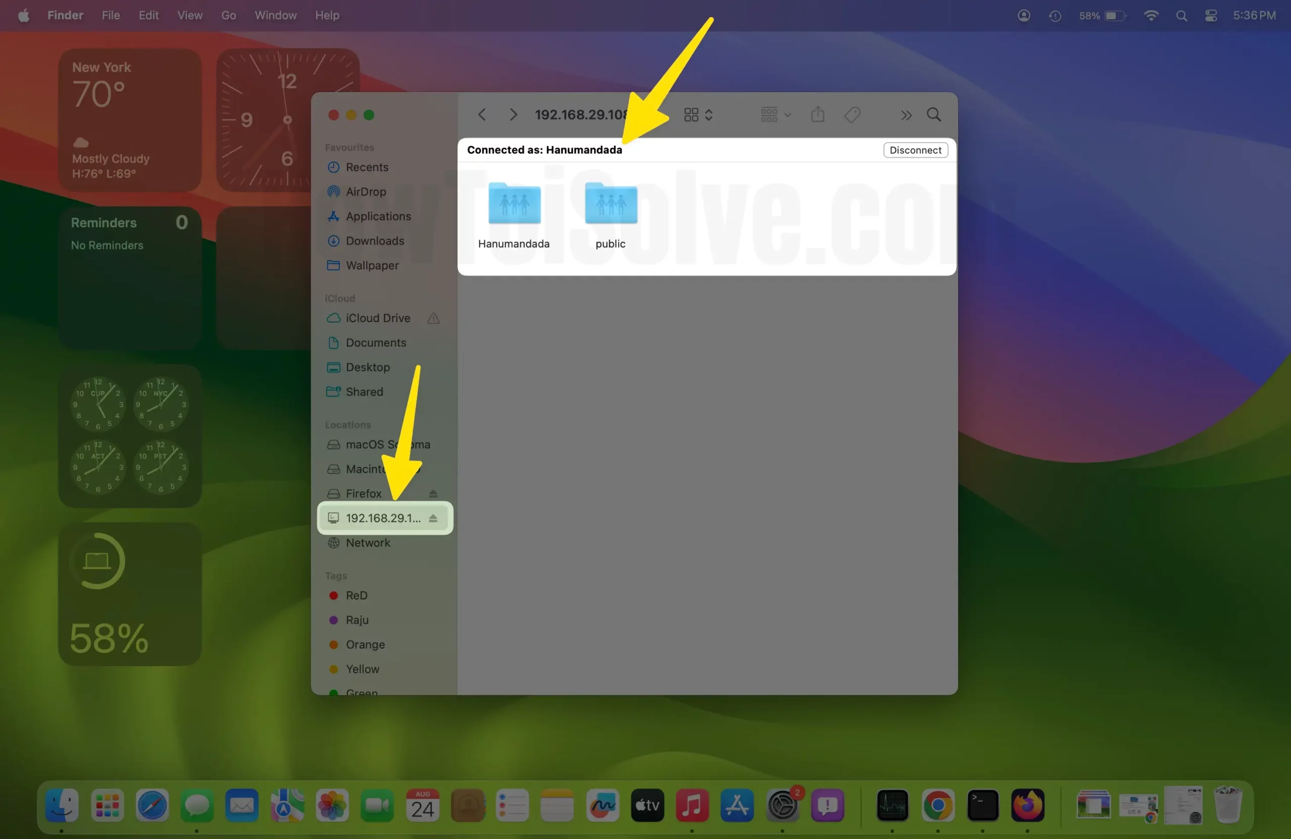 That are connected screen on mac
