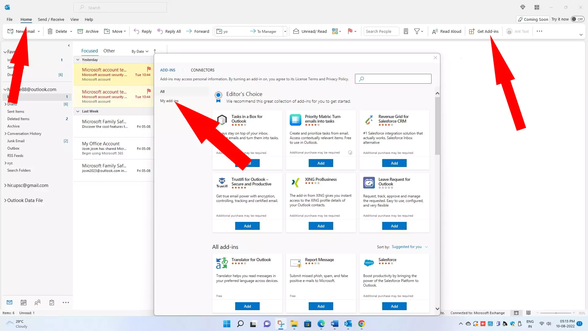 How do I enable templates in Outlook 365?