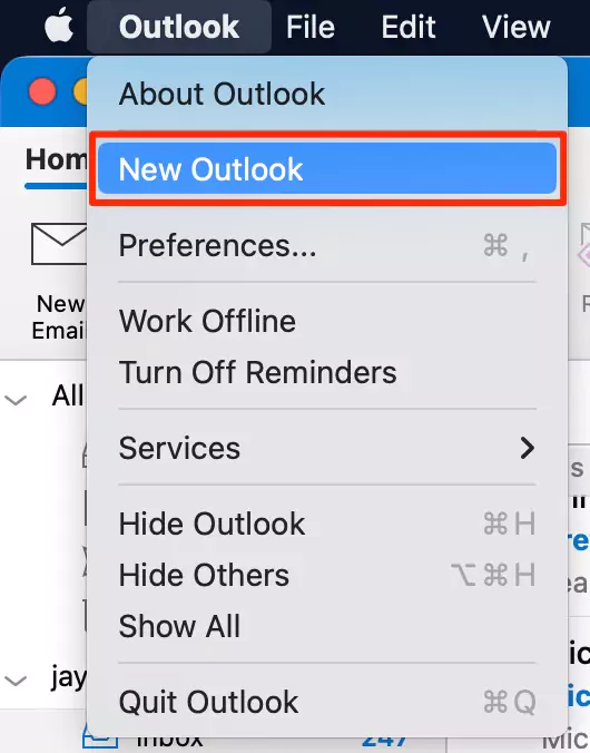 move-to-new-outlook-on-mac-using-second-way